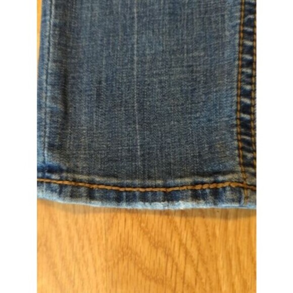 Seven 7 For All Mankind Jeans Womens Size 10 Denim Tapered Blue Mid Rise - Picture 6 of 15